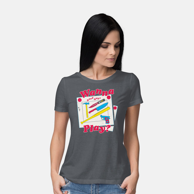 Good Guys Play-Womens-Basic-Tee-Nemons