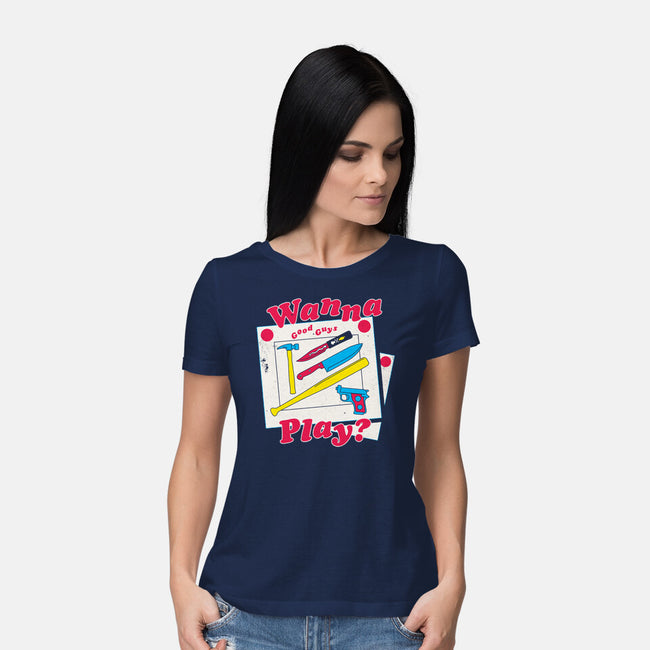 Good Guys Play-Womens-Basic-Tee-Nemons