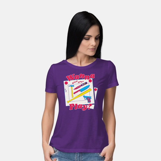 Good Guys Play-Womens-Basic-Tee-Nemons