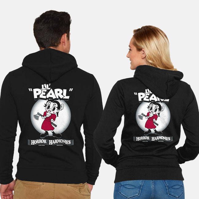 Lil Pearl-Unisex-Zip-Up-Sweatshirt-Nemons