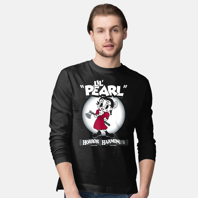 Lil Pearl-Mens-Long Sleeved-Tee-Nemons