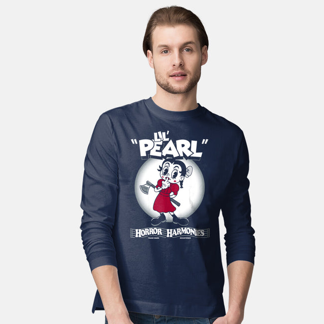 Lil Pearl-Mens-Long Sleeved-Tee-Nemons