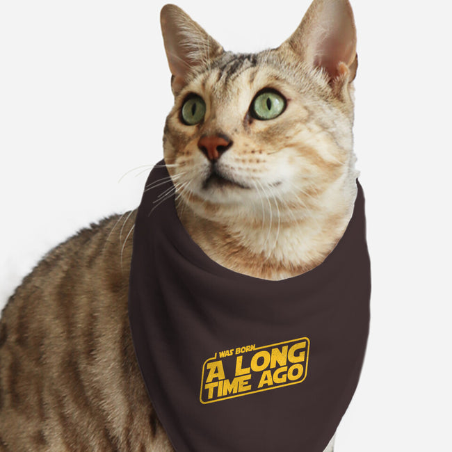 Born A Long Time Ago-Cat-Bandana-Pet Collar-retrodivision