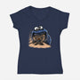 Cookieworm-Womens-V-Neck-Tee-zascanauta