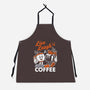 Live Laugh Coffee-Unisex-Kitchen-Apron-Nemons