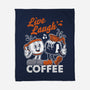 Live Laugh Coffee-None-Fleece-Blanket-Nemons