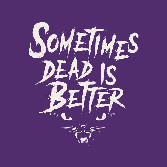 Sometimes Dead Is Better-Womens-Off Shoulder-Sweatshirt-Nemons