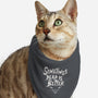 Sometimes Dead Is Better-Cat-Bandana-Pet Collar-Nemons