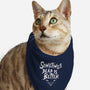 Sometimes Dead Is Better-Cat-Bandana-Pet Collar-Nemons