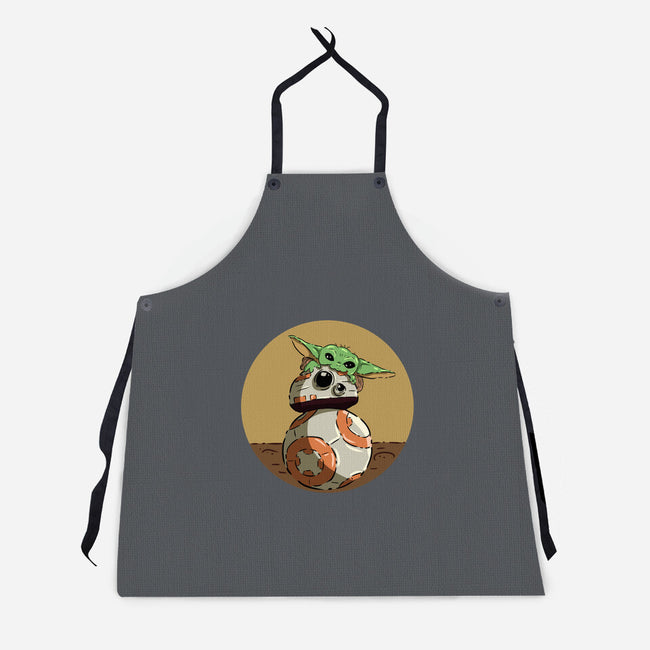 Bite My Robot-Unisex-Kitchen-Apron-nickzzarto