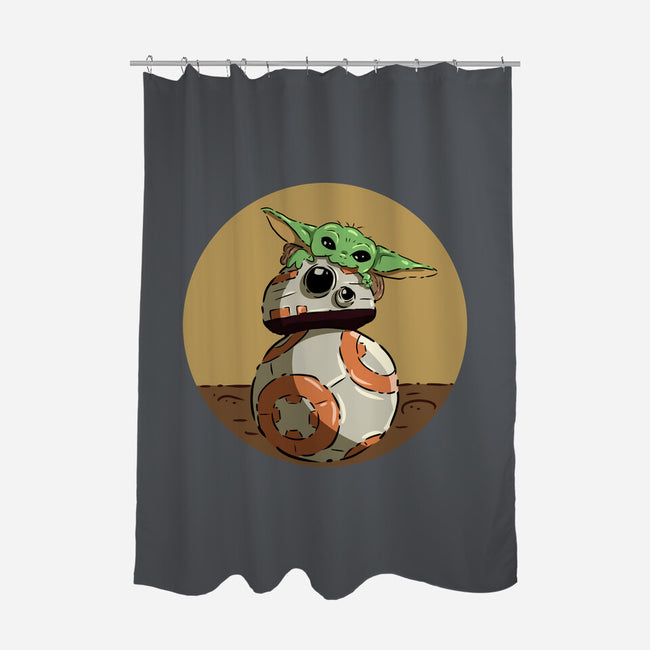 Bite My Robot-None-Polyester-Shower Curtain-nickzzarto