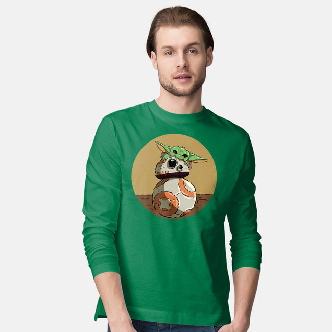 Bite My Robot-Mens-Long Sleeved-Tee-nickzzarto