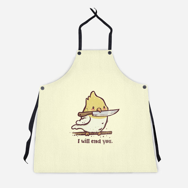 I Will End You-Unisex-Kitchen-Apron-kg07