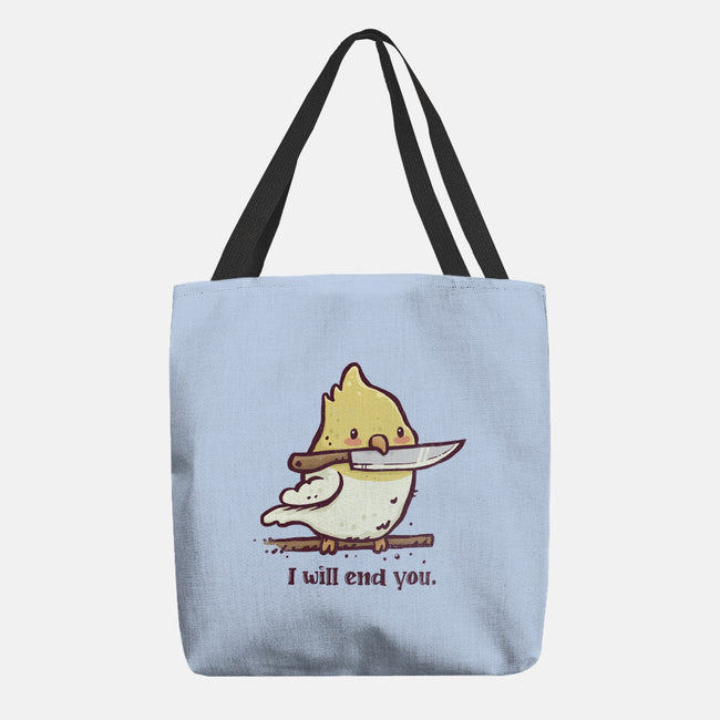 I Will End You-None-Basic Tote-Bag-kg07