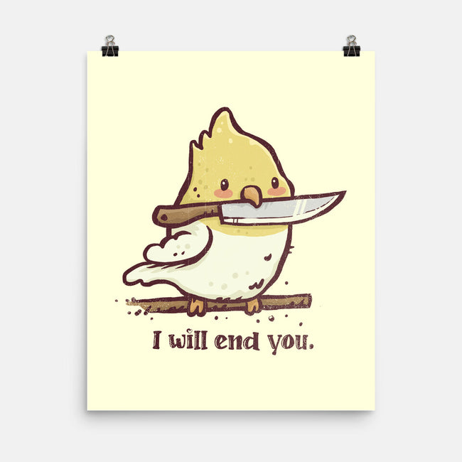 I Will End You-None-Matte-Poster-kg07