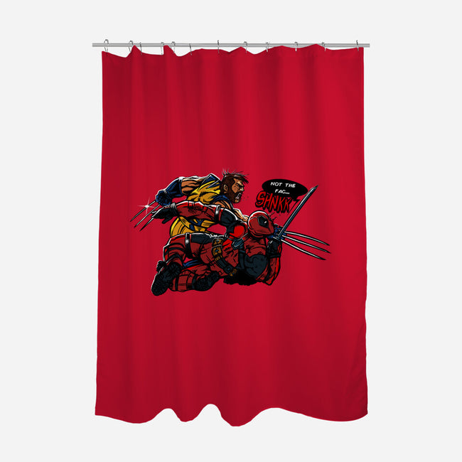 Not The Face-None-Polyester-Shower Curtain-AndreusD