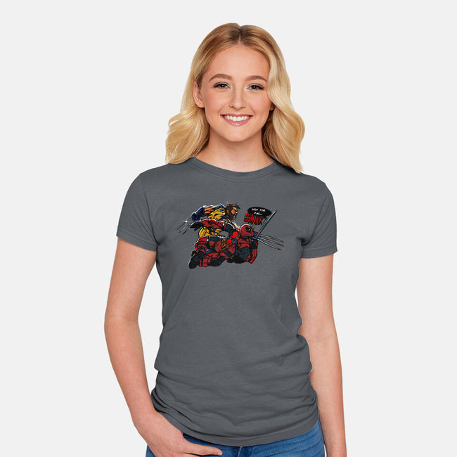 Not The Face-Womens-Fitted-Tee-AndreusD