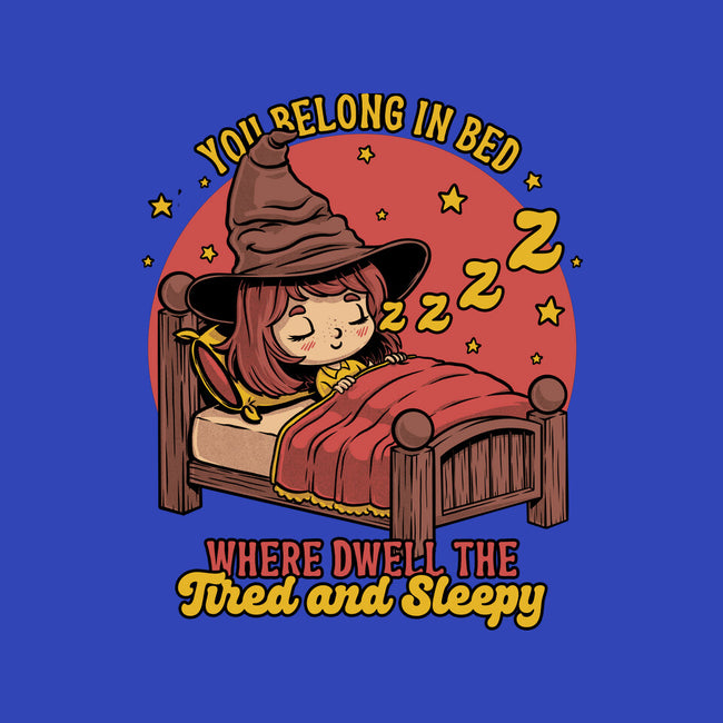 Witch Sleeping In Bed-Unisex-Basic-Tee-Studio Mootant