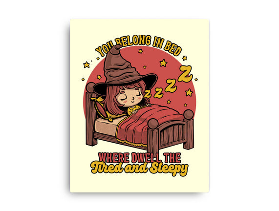 Witch Sleeping In Bed