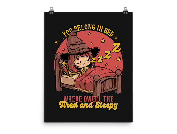 Witch Sleeping In Bed