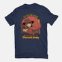 Witch Sleeping In Bed-Mens-Basic-Tee-Studio Mootant