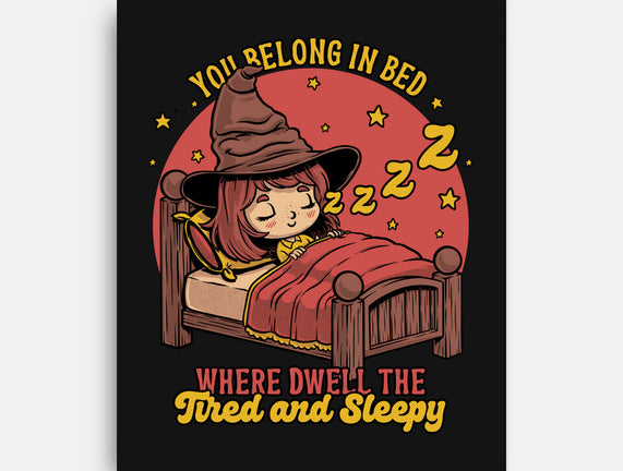 Witch Sleeping In Bed