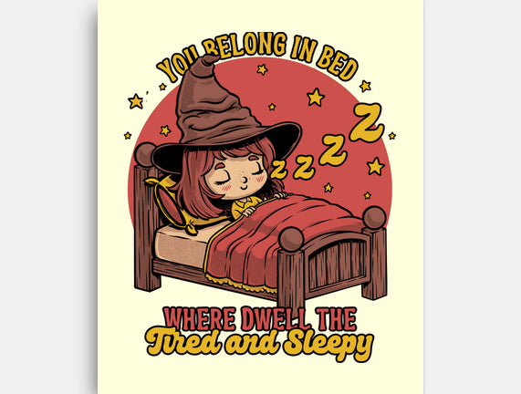 Witch Sleeping In Bed