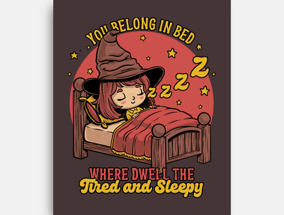 Witch Sleeping In Bed