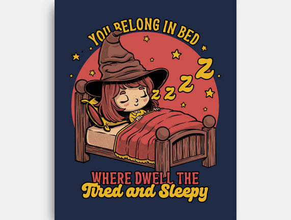 Witch Sleeping In Bed