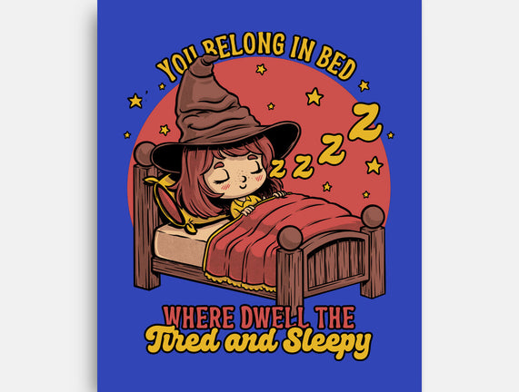 Witch Sleeping In Bed