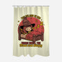 Witch Sleeping In Bed-None-Polyester-Shower Curtain-Studio Mootant