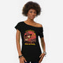 Witch Sleeping In Bed-Womens-Off Shoulder-Tee-Studio Mootant