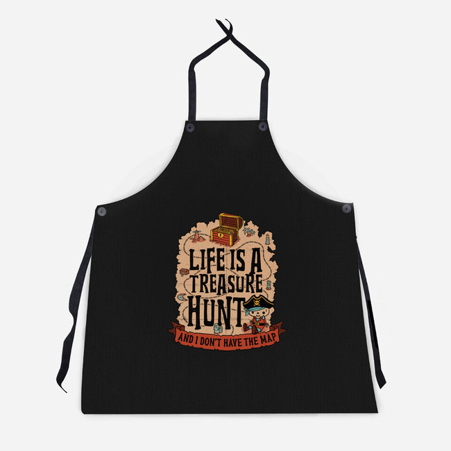 Pirate Life Treasure-Unisex-Kitchen-Apron-Studio Mootant