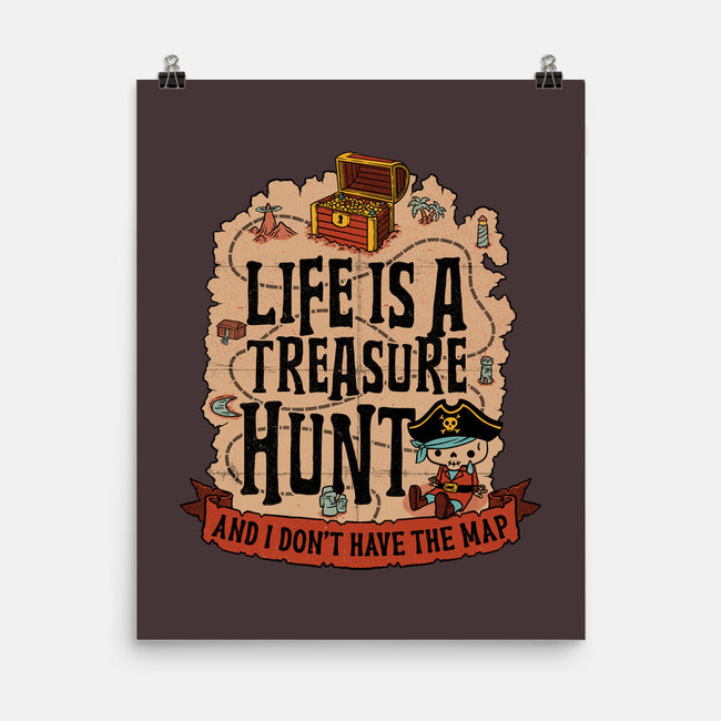 Pirate Life Treasure-None-Matte-Poster-Studio Mootant