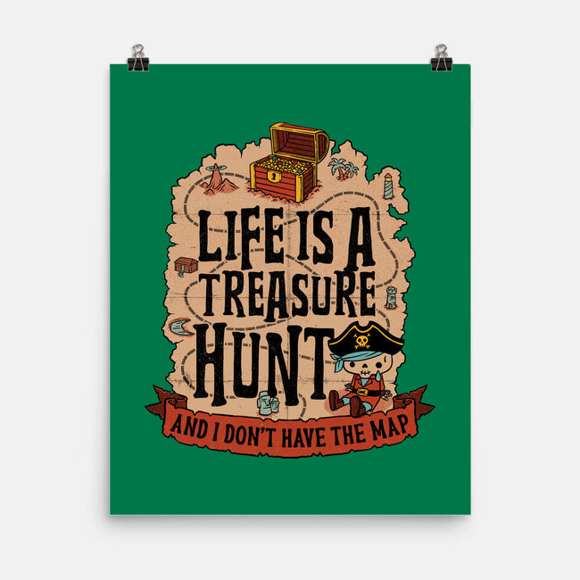 Pirate Life Treasure-None-Matte-Poster-Studio Mootant