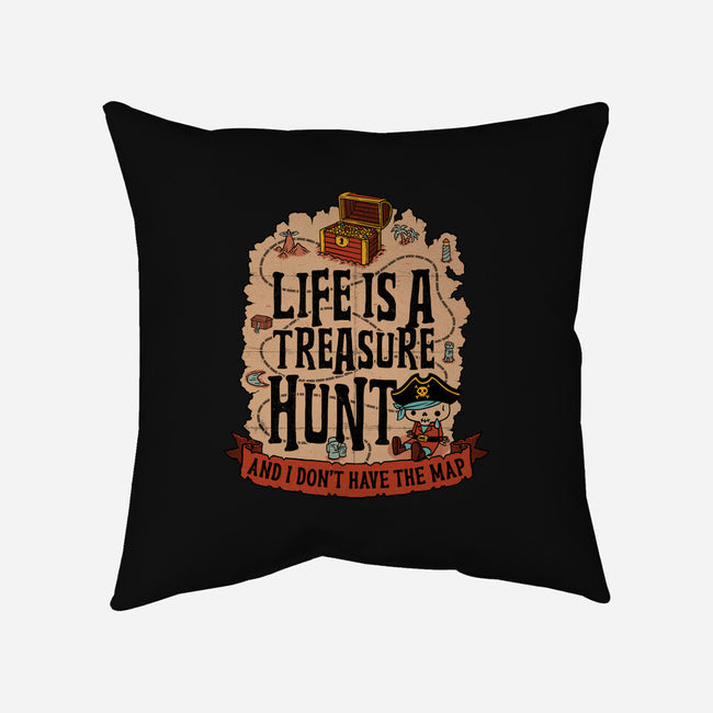 Pirate Life Treasure-None-Removable Cover-Throw Pillow-Studio Mootant