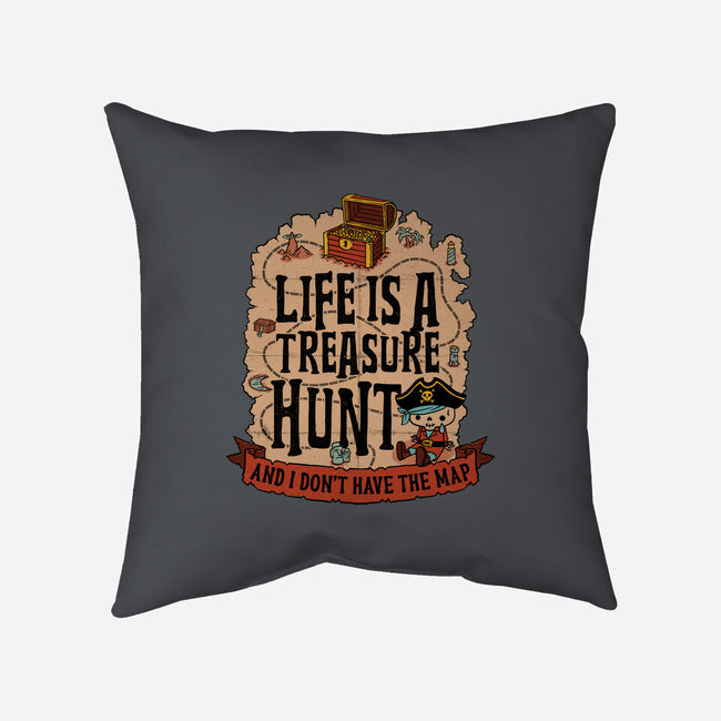 Pirate Life Treasure-None-Removable Cover-Throw Pillow-Studio Mootant