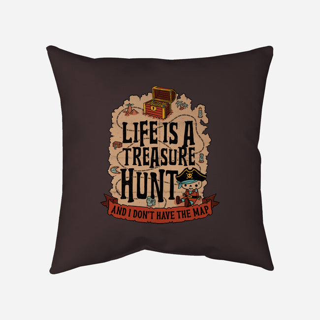 Pirate Life Treasure-None-Removable Cover-Throw Pillow-Studio Mootant