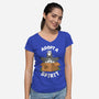 Adopt A Spirit-Womens-V-Neck-Tee-Tri haryadi