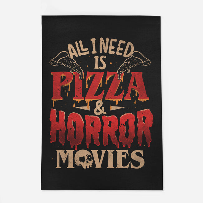 All I Need Is Pizza And Horror Movies-None-Indoor-Rug-eduely