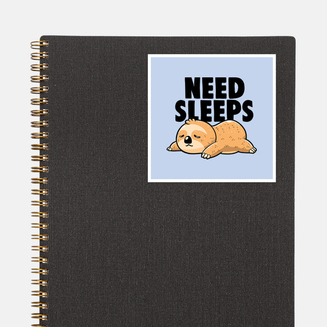 Need Sleeps-None-Glossy-Sticker-koalastudio