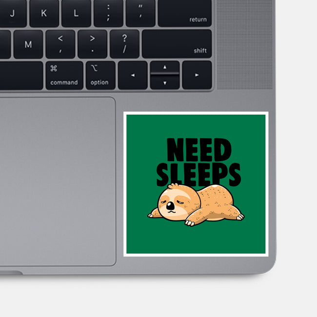 Need Sleeps-None-Glossy-Sticker-koalastudio