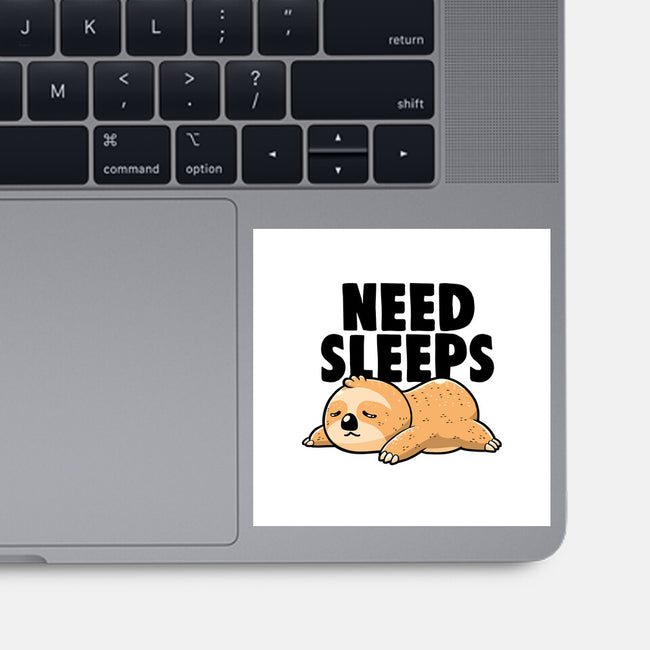 Need Sleeps-None-Glossy-Sticker-koalastudio