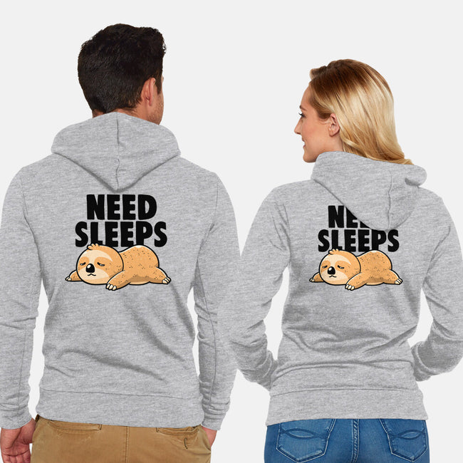 Need Sleeps-Unisex-Zip-Up-Sweatshirt-koalastudio