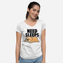 Need Sleeps-Womens-V-Neck-Tee-koalastudio