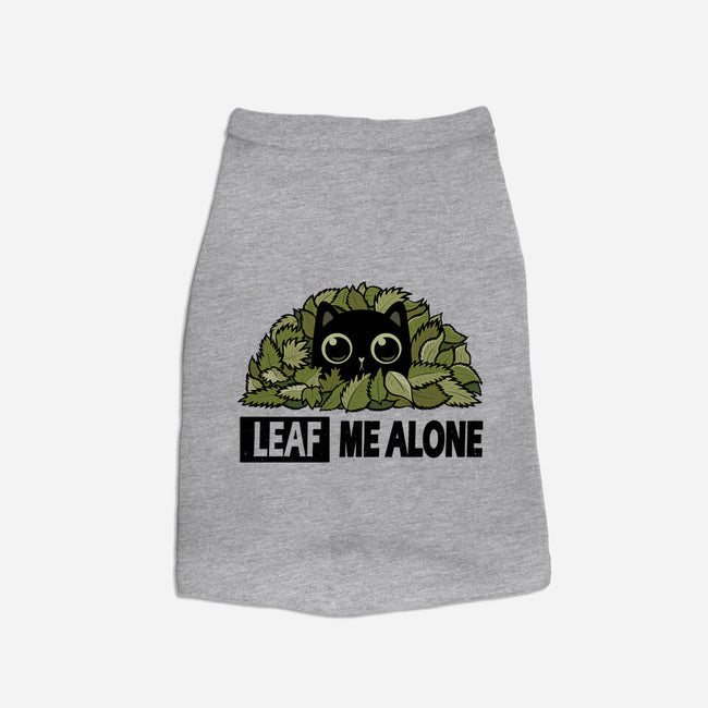 Leaf Me Alone-Dog-Basic-Pet Tank-erion_designs