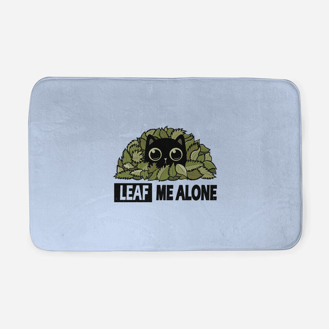 Leaf Me Alone-None-Memory Foam-Bath Mat-erion_designs