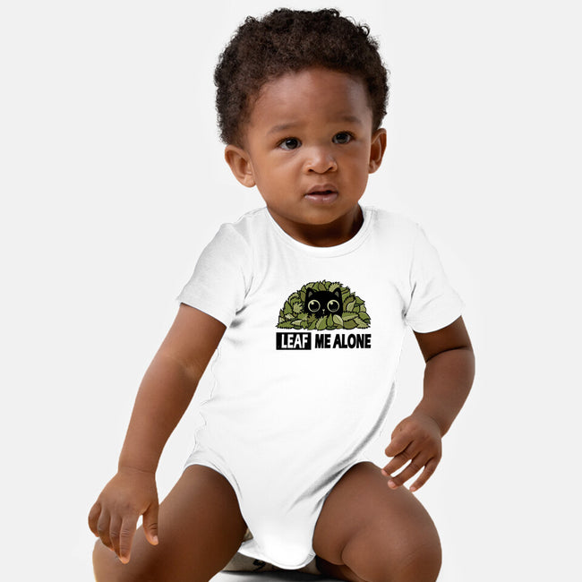 Leaf Me Alone-Baby-Basic-Onesie-erion_designs