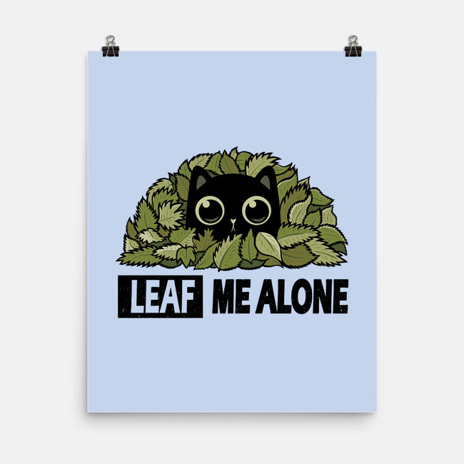 Leaf Me Alone-None-Matte-Poster-erion_designs