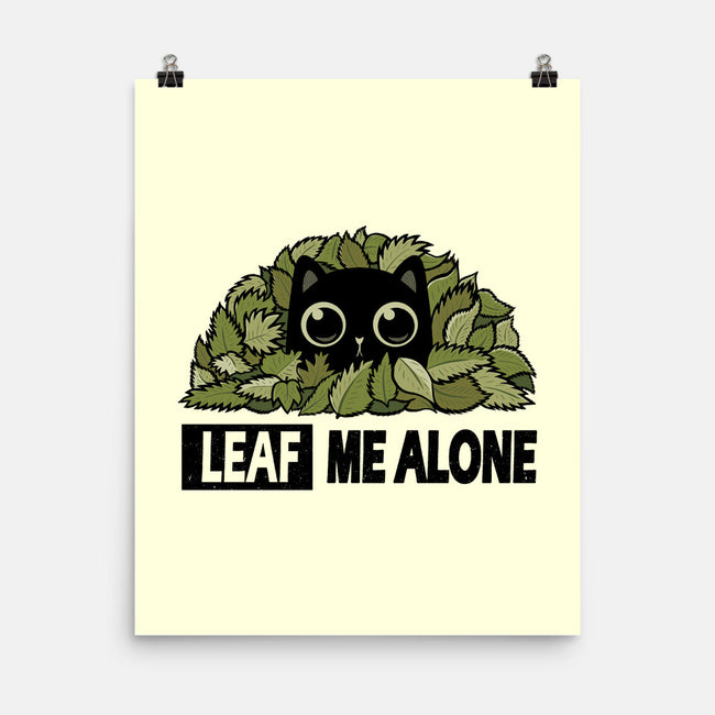 Leaf Me Alone-None-Matte-Poster-erion_designs